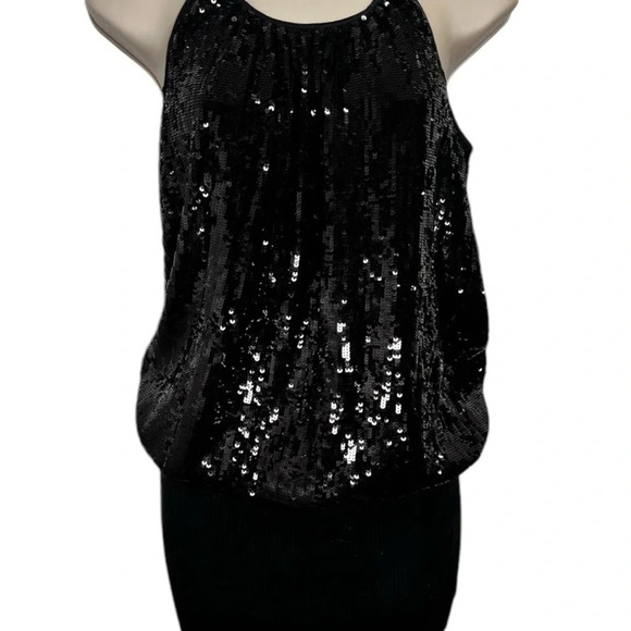 Bebe sequin mini dress size xs in excellent condition - Picture 2 of 5